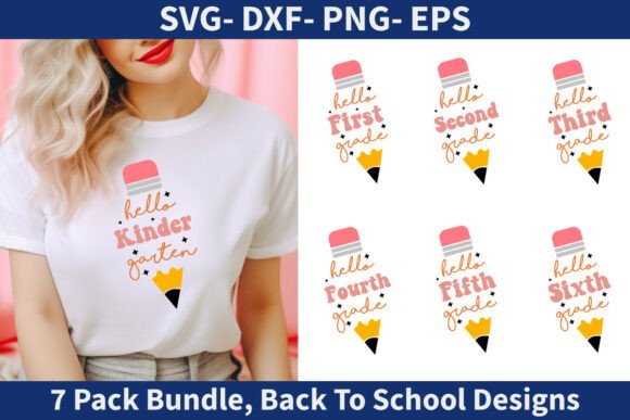 Back to School SVG T-Shirt Design Bundle: Your Creative Toolkit