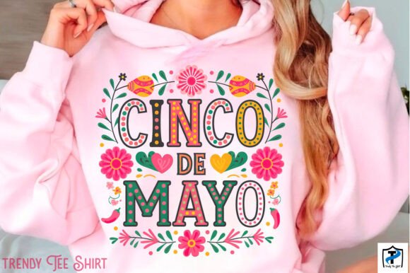 Boho Floral Cinco De Mayo Shirt Design: A Vibrant Digital Asset