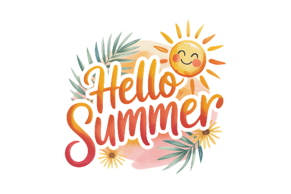Bring the Sunshine: Hello Summer PNG for Sublimation Projects