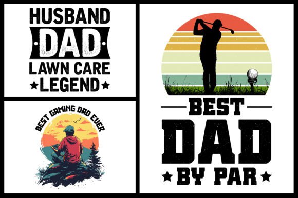 Celebrate Dad with Versatile SVG, PNG & EPS T-Shirt Designs