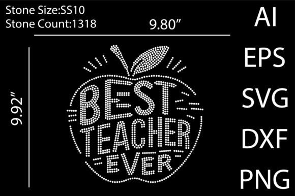 Celebrate Educators with a Sparkling Best Teacher Ever Design