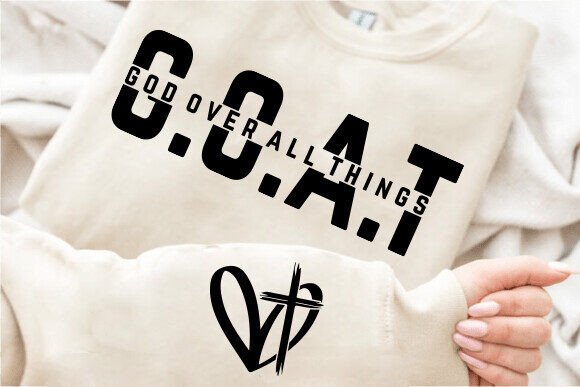 Christian Sleeve Shirt Design & Faith SVG for Modern Makers