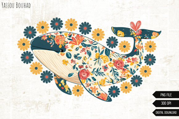 Coastal Charm: A Whale of a Design for Your Projects
