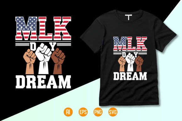 Honoring a Legacy: Powerful MLK T-Shirt Design Assets