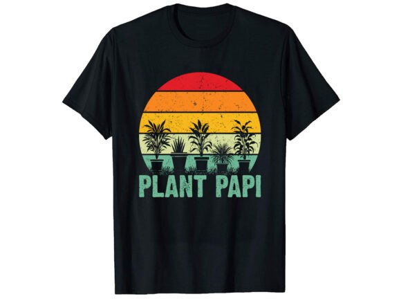 Plant Papa Father T-Shirt Design: A Modern Take on Dad Style