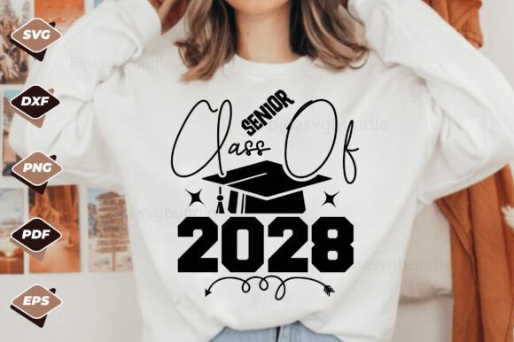 Senior Class of 2028: SVG Design for Graduation Projects
