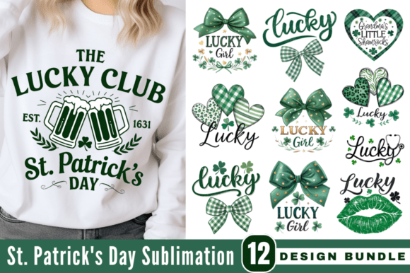 St. Patrick's Day Sublimation Design Bundle: Your Holiday Toolkit