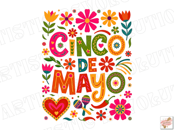 Vibrant Fiesta Flair: Using Cinco De Mayo Boho Floral Designs
